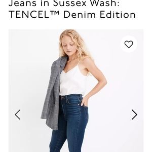 Madewell curvy high-rise skinny Jean size 27